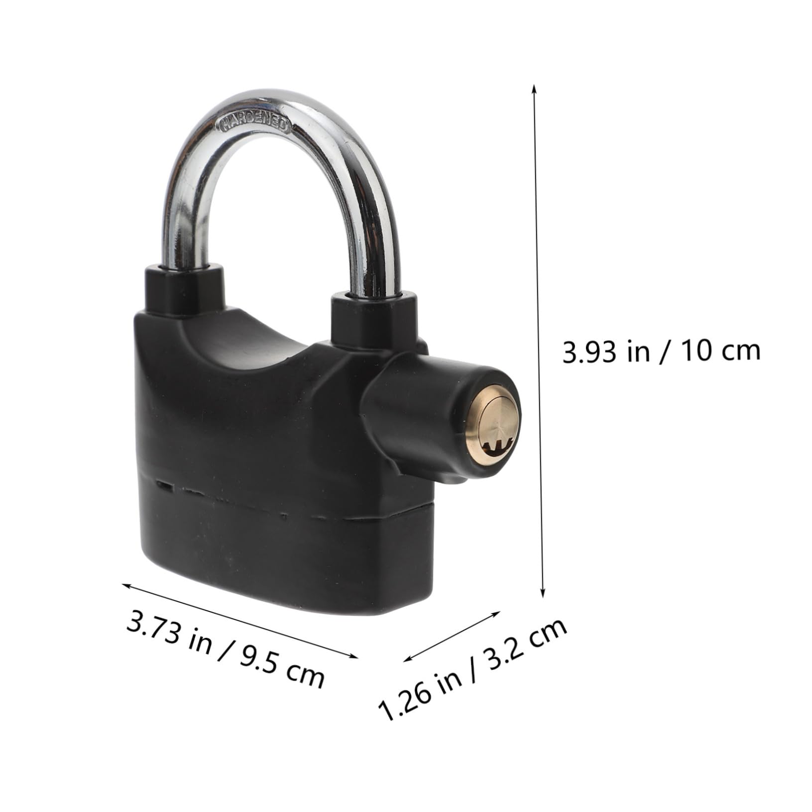 2 Piezas Candado de Alarma, Aleación de Aluminio, para Bicicleta