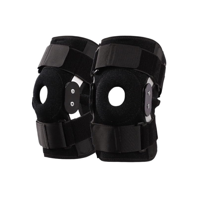 Bandage Metal Sports Support Patellar Knee Pads Pressurized Shock Absorption Running