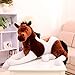 Fangesang Grande taille en peluche de cheval sujette pour cadeau d'anniversaire