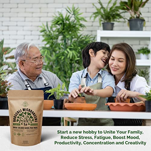Organo Republic ORMBR_40_10_FBA Broccoli Sprouting & Microgreens Seeds thumb #6