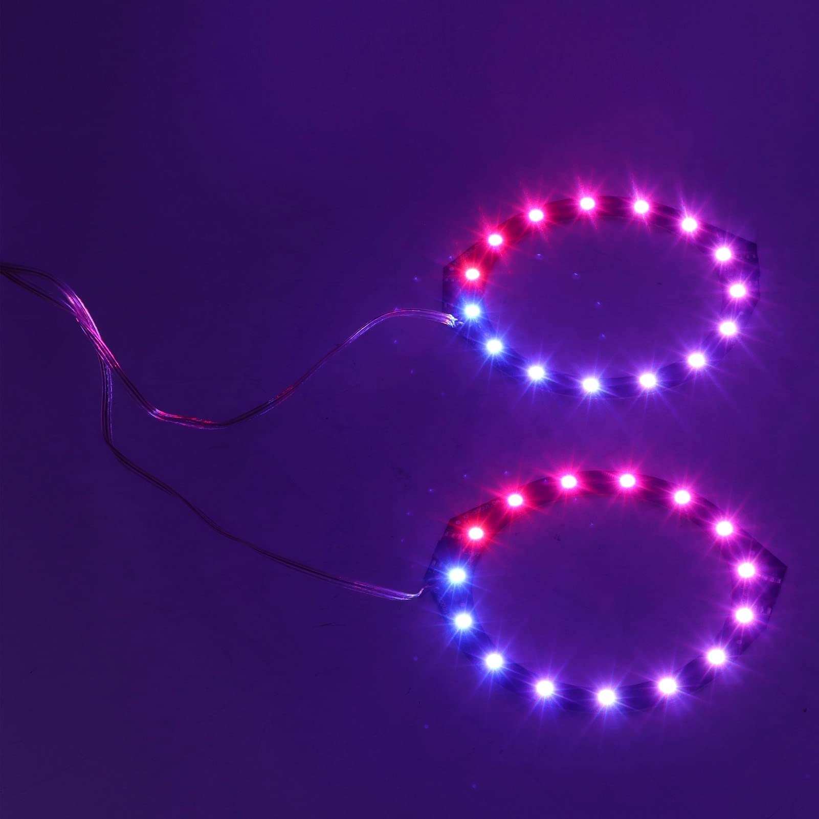 RGB-LED-Lichtleiste für PS5-Konsolen-Frontplatten, Professionelle Bluetooth-Sync-Musik, 400 Effekte, 8 Farben, LED-Bandlichter mit App-Steuerung, RGB-LED-Lichtring für PS5-Konsole