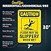 Caution Slippery When Wet Sign, 7