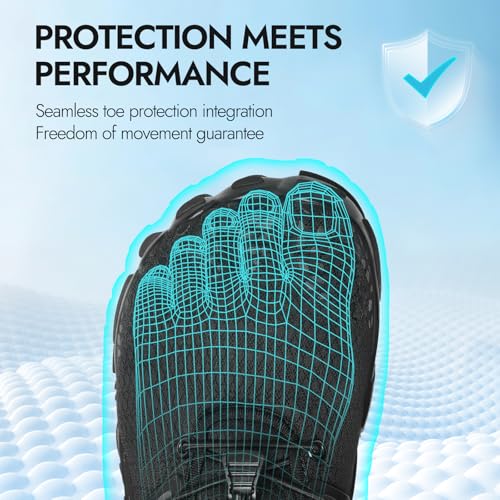 Image of ATHMILE Water Shoes for Women Men River Aqua Shoes Barefoot Sport Quick-Dry Adult Swim Shoes for Beach Lake Pool Hiking Surfing Kayaking Camping Size | Quick Dry Non-Slip Wide Toe Box Shoes for River Kayak Fishing Lake Cruise Vacation Outdoor Water Activities