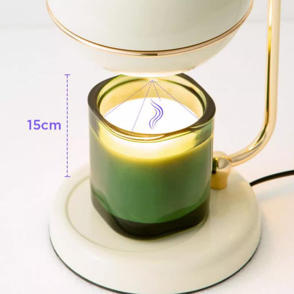 candele, lampade calde, Lampada scaldacandele con timer, scaldacandele elettrico dimmerabile for sciogliere candele profumate, lampada scaldacera for l'arredamento del soggiorno della camera da letto