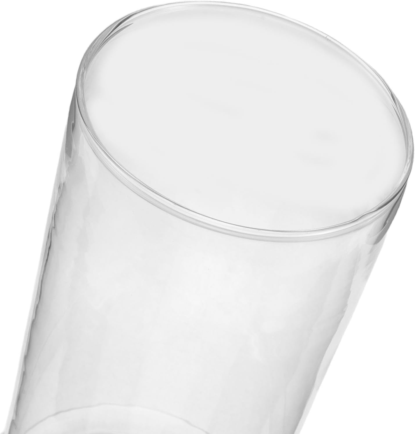 Modern Hurricane Candle Holder Glass Cylinder Round Shape for Wedding Table Centerpiece Arrangements, Easy Maintenance and Enhances Candle Brightness, Sleek Minimalist Design