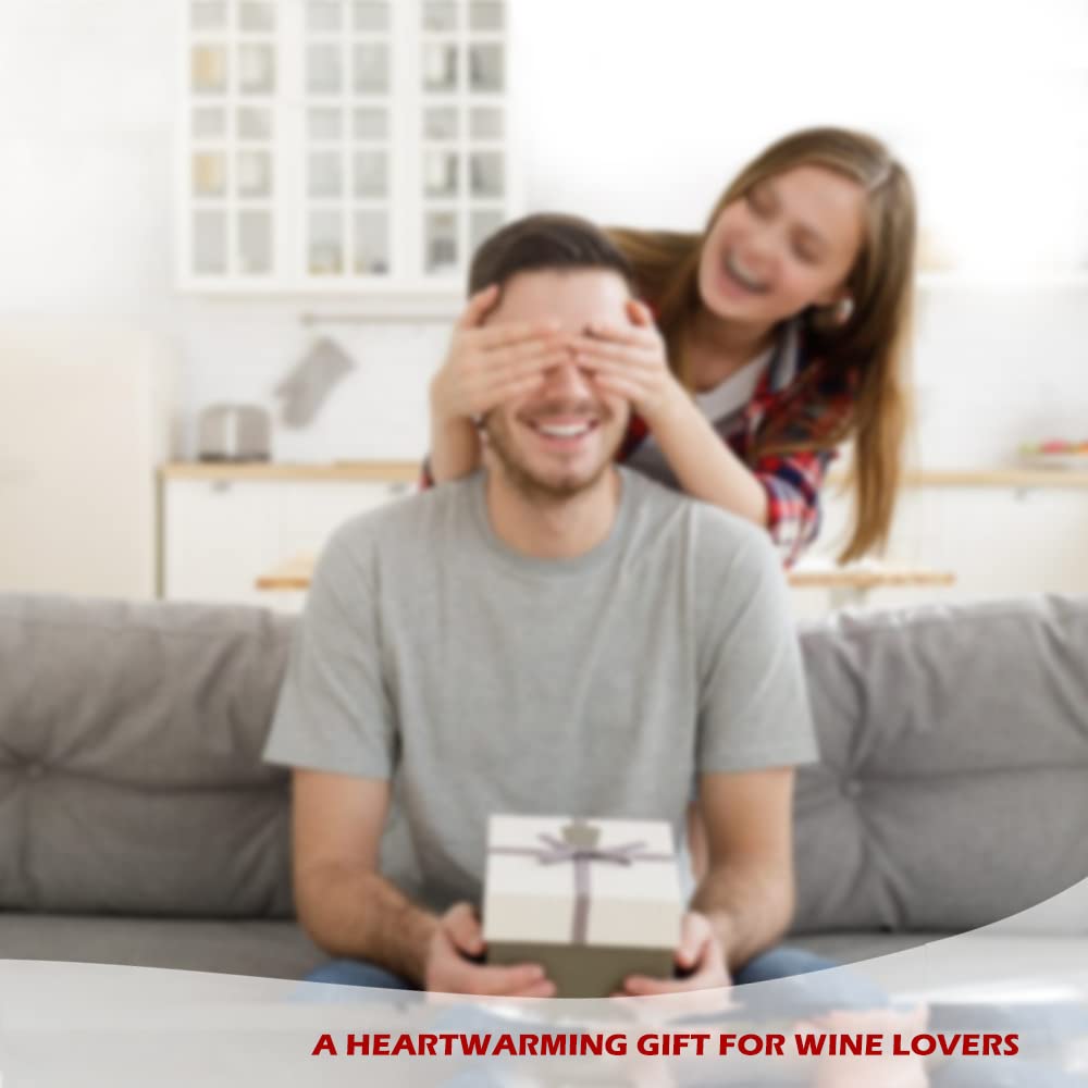 Aérateur à vin électrique premium, décanteur automatique multi-intelligent de vin, distributeur de vin rechargeable par One-Touch USB Blanc (Tube D'extension/Base)