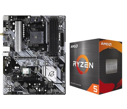 MICRO CENTER AMD Ryzen 5 5500 Desktop Processor with ASRock B550 Phantom Gaming 4 AM4 Motherboard