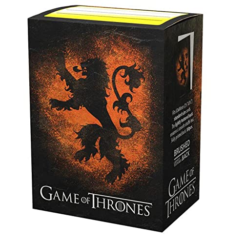 Dragon Shield Burshed Art Sleeves (100ct) - Game of Thrones: House Lannister