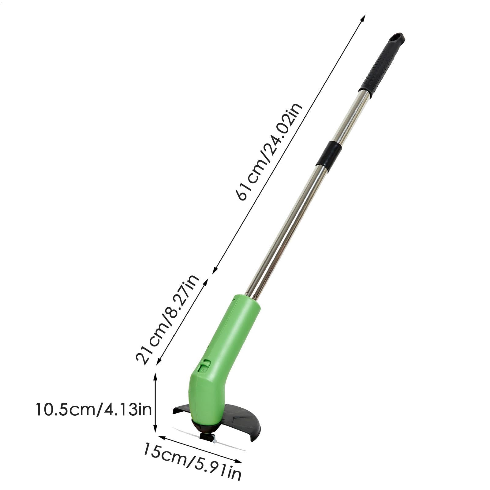Cortacésped eléctrico inalámbrico pequeño, cortacésped de Mano, Herramienta deshierbe, Recorte Bordes, Tijeras setos for jardineros