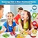 Garybank Feelings Cube Game for Kids Social Emotional Learning, W/56 Emotion Cards, Autism Speech Therapy Materials & Activities, School Counselor Office Must Haves, Feeling Toy for Kids
