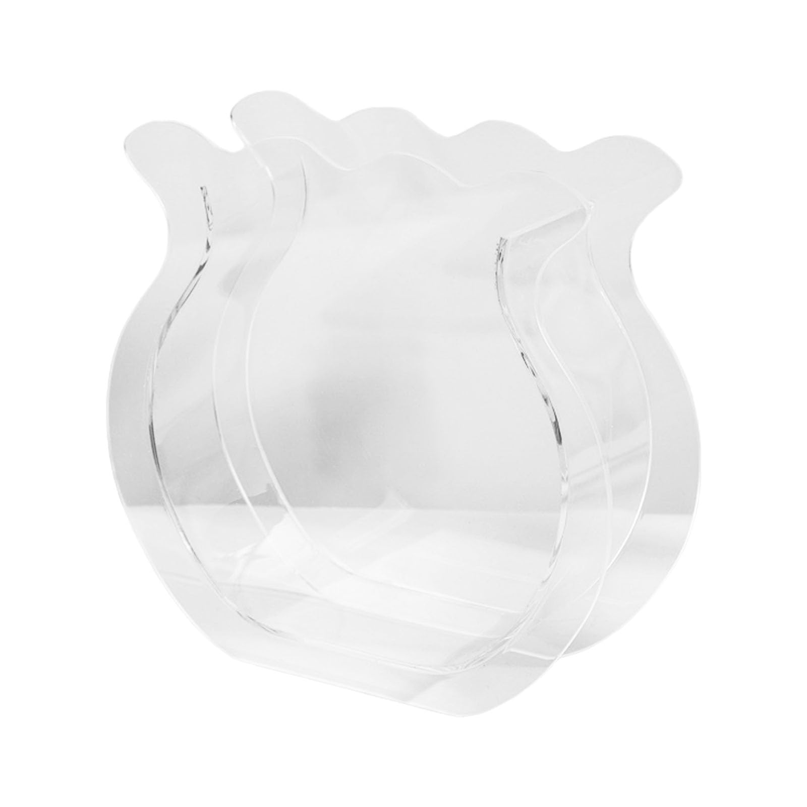 Carotoe Clear Acrylic Small Aquariums Planter Multicolor Fish Tanks Vases Flower Arrangement Holders For Desktop Display Flower Vase