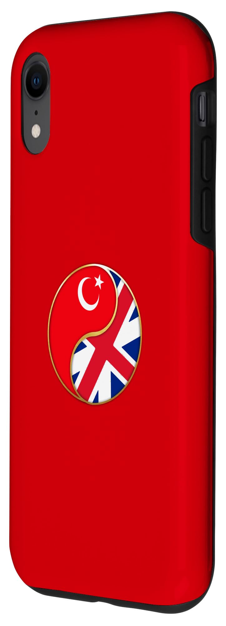British Turkish English Britain United Kingdom Turkey Flag Case for iPhone XR - Image 2