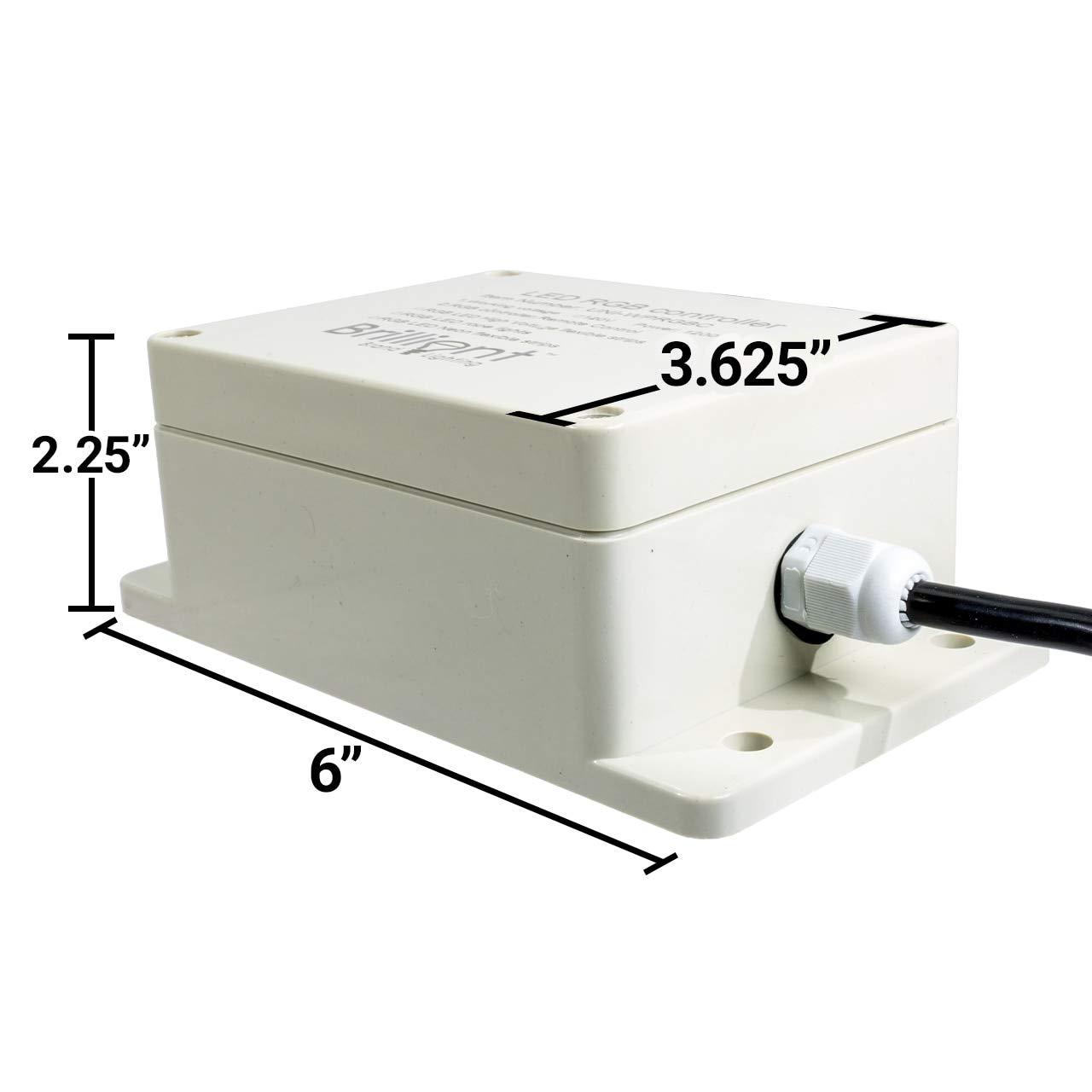 Brilliant Brand Lighting Outdoor Multi-Function RGB LED Color Changing Strip Light Controller - SMD-5050-120 Volt - RF Remote