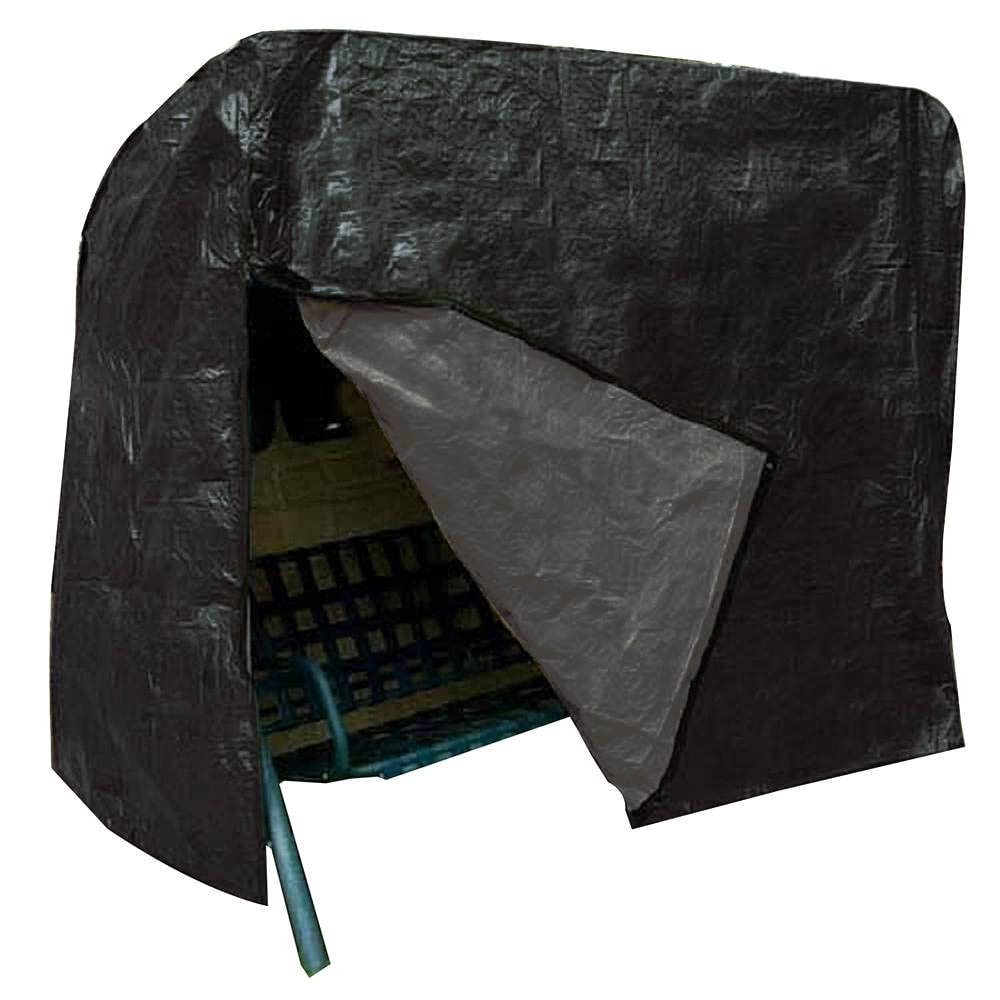 Ram® Black Heavy Duty Waterproof 3 Seater Swinging Hammock Cover Garden Cover With Zip