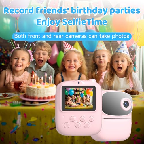 Image of DIGITHINK 2025 Kids Print Camera,Best Gifts for Boys and Girls,32GB Memory,2.4 inch Front and Rear Camera with 1080p for Toddler and Teenagers Age 4-13 Year Old