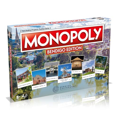 Winning Moves Bendigo Monopoly Board Game - Regional, Australia, Victoria