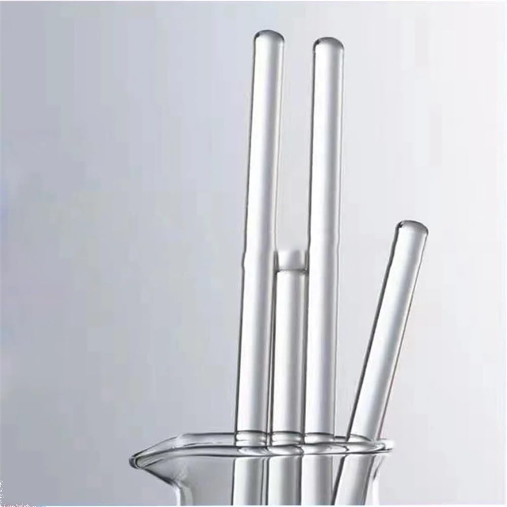5 stücke/10 stücke Glas Stange Glas Rodtransparent Labor Rühren Glas Rührer for Experiment(7x350mm 5pcs)