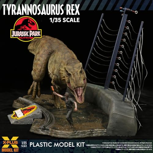 Kit de modelo Tyrannosaurus Rex Jurassic Park 1:35 miniatura 5