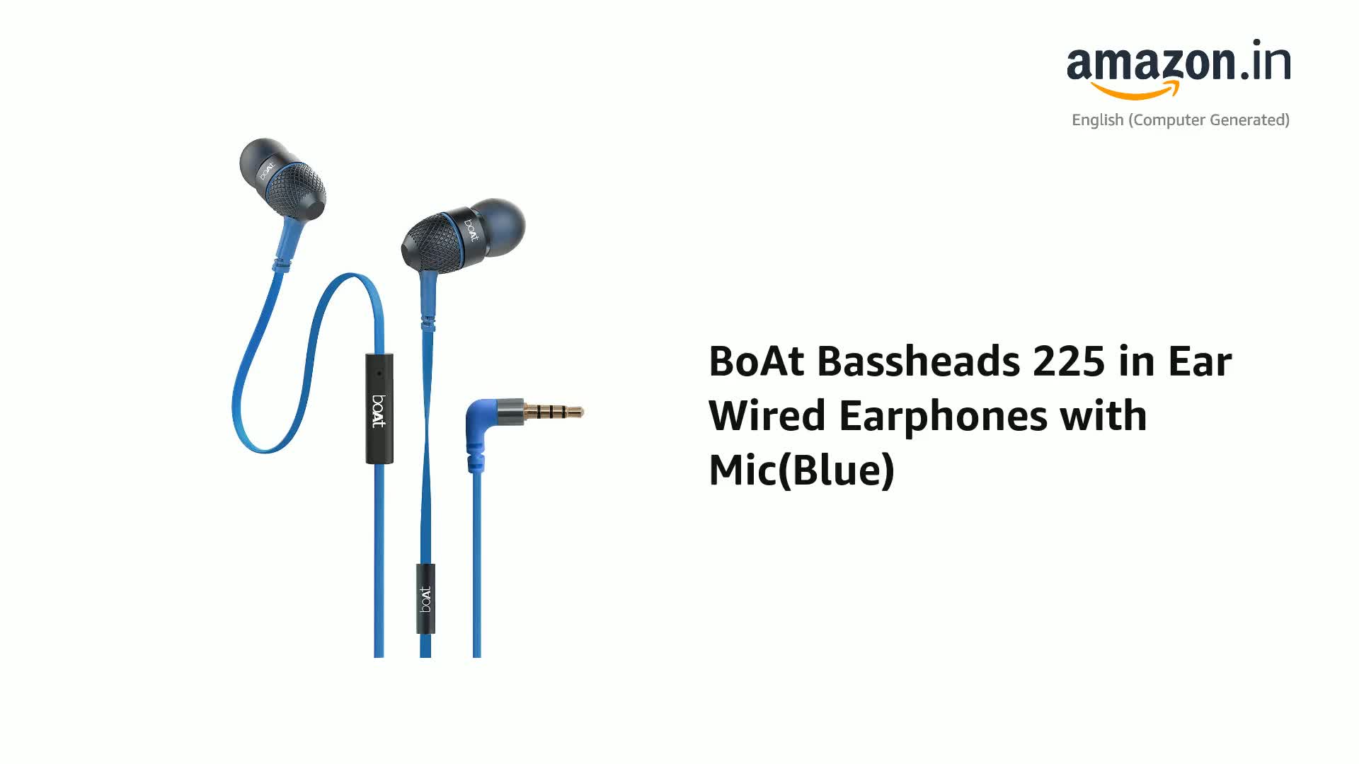 boAt Bassheads 225 in Ear Wired 