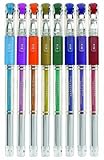 Write Dudes Supergel Metallic Pens, Assorted Colors, 8-Count (CYB03)