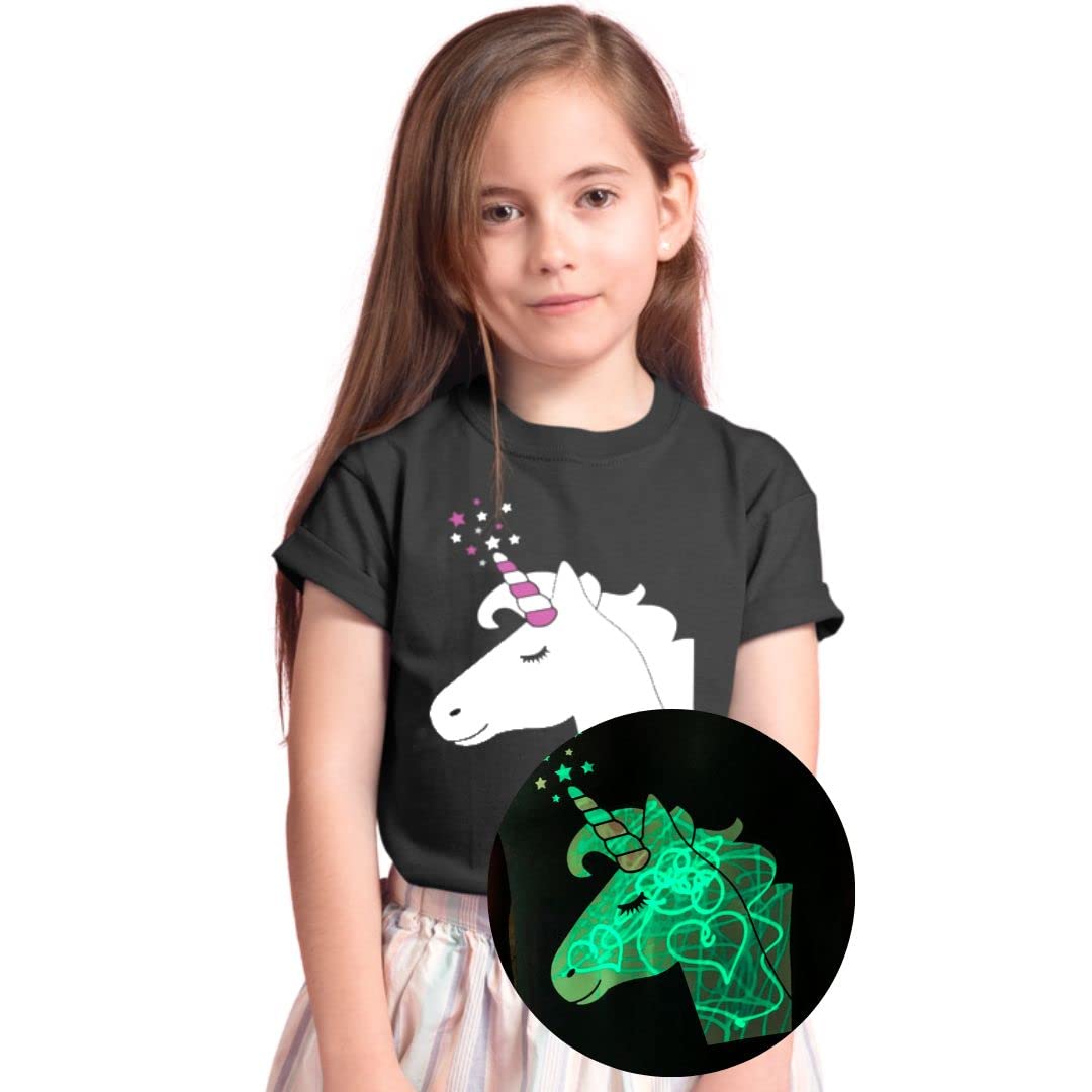 Illuminated Apparel Oryginalna interaktywna koszulka świecąca w ciemności - zabawa na przyjęcia urodzinowe i festiwale
