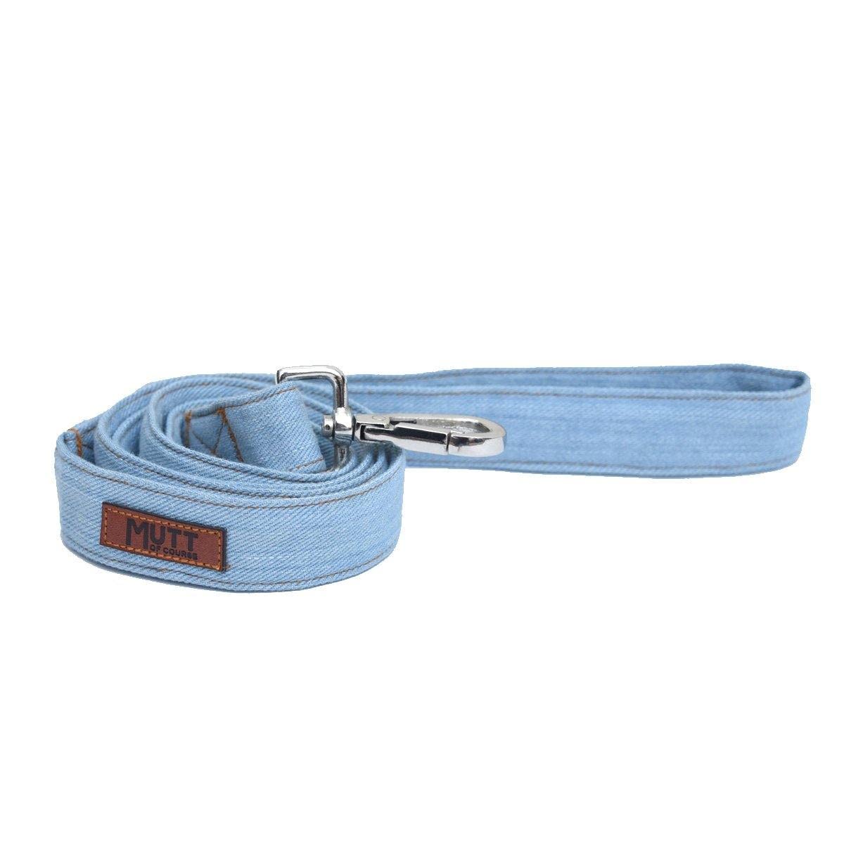 Mutt of Course Light Blue Denim Dog Leash 150 cm (B09X7CGM45) Amazon Price History, Amazon Price Tracker
