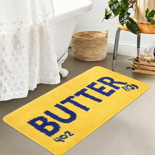 Tapete Runner para Baño Amarillo 100x47 cm miniatura 3