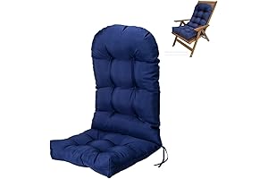 Waterproof Navy Blue Adirondack Chair Cushion