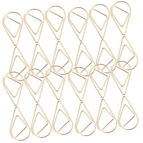 DINHEAROM ������ �y�[�p�[�N���b�v 50���� �S�[���h ���T�C�Y�� �y�[�p�[�N���b�v ������m�[�g�ɕ֗� �w�Z��I�t�B�X�g����