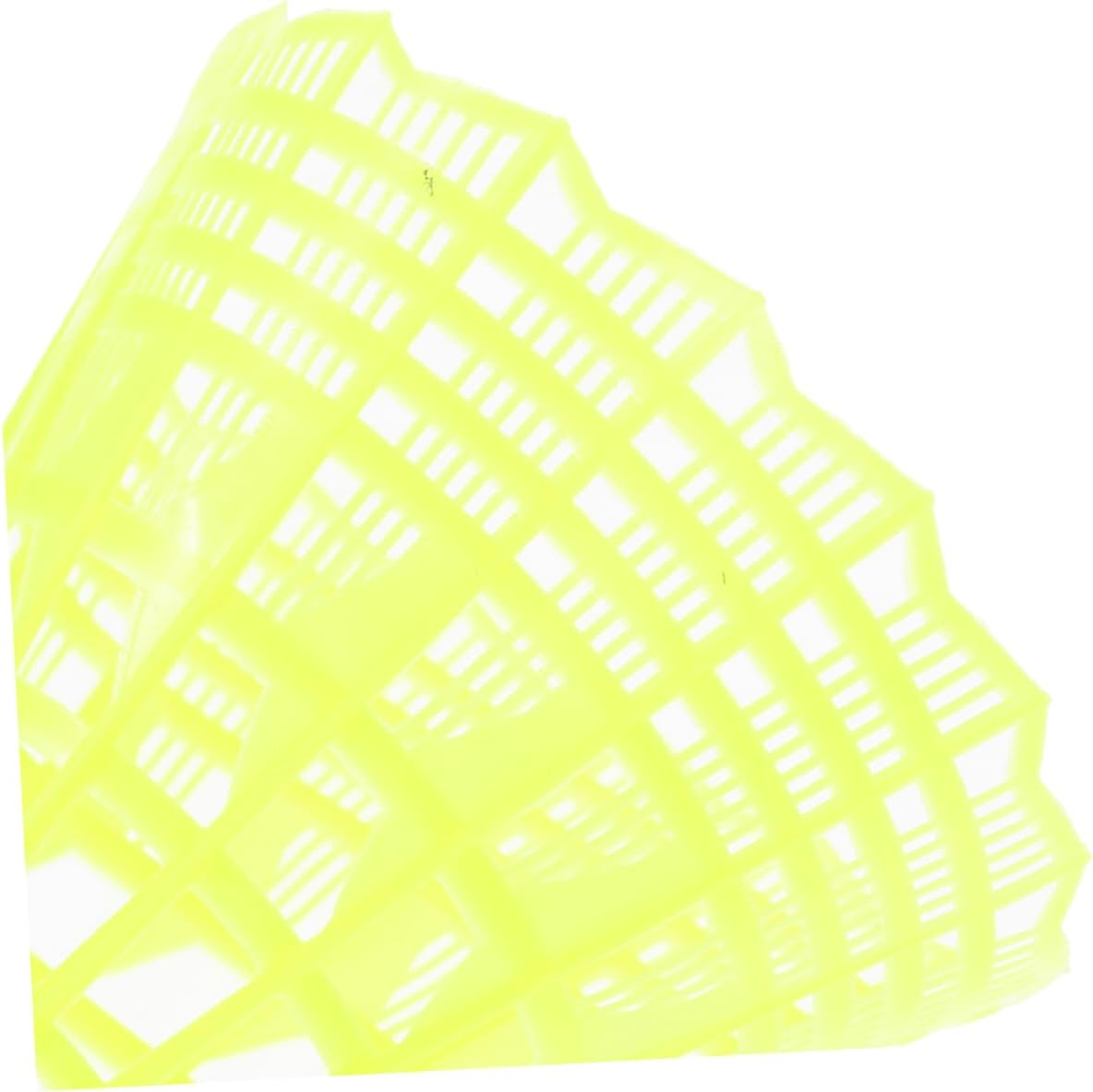 SUPVOX 24Pcs Yellow Badminton Shuttlecocks for Students Lightweight Durable Training Birdies for Outdoor Recreational Activities