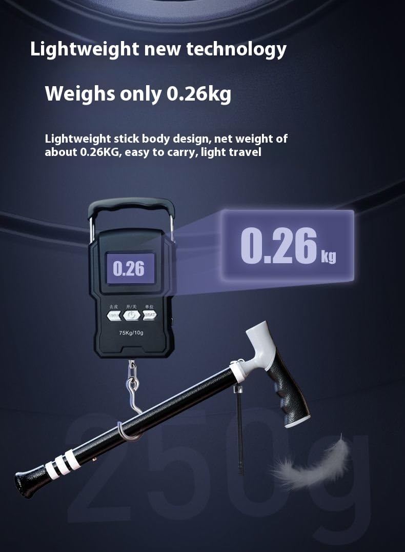 Ultralekki kij trekkingowy ze stopu tytanu, 260 g, ultralekki teleskopowy, teleskopowy, prosty uchwyt, profesjonalne antypoślizgowe zastosowanie w wielu terenach, wędrówki na świeżym powietrzu i