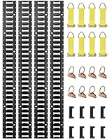 VEVOR E-Track Spannschienen-Set, 30-teilig, 1,5 m, E-Schienen-Set, enthält 4 Stahlschienen und 2 einzelne Schlitze, 8 O-Ringe und 8 Spanngurte mit D-Ring und 8 Endkappen, Sicherungszubehör für Ladung