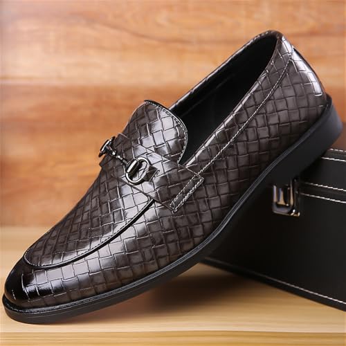 Men's Slip On Loafers Classic Casual Dress Penny Loafers Fashion Formal Business Wedding Smoking Shoes2