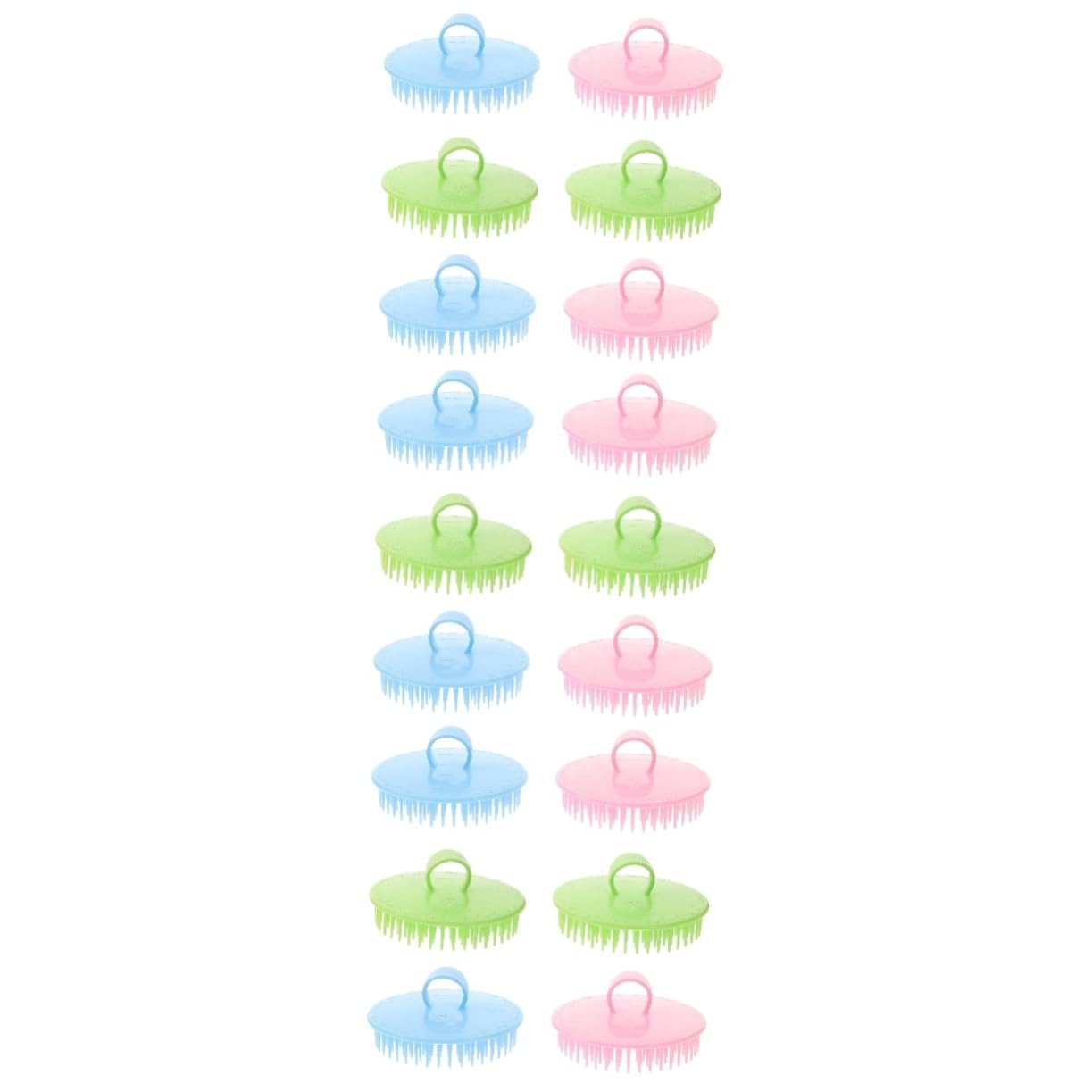 FOMIYES 3sets 6pcs Scalp Massager Shampoo Brush Hair Cleaning Massage Brush for Adults Shower Tools for Healthy Hair and Scalp Care 6pcs*3