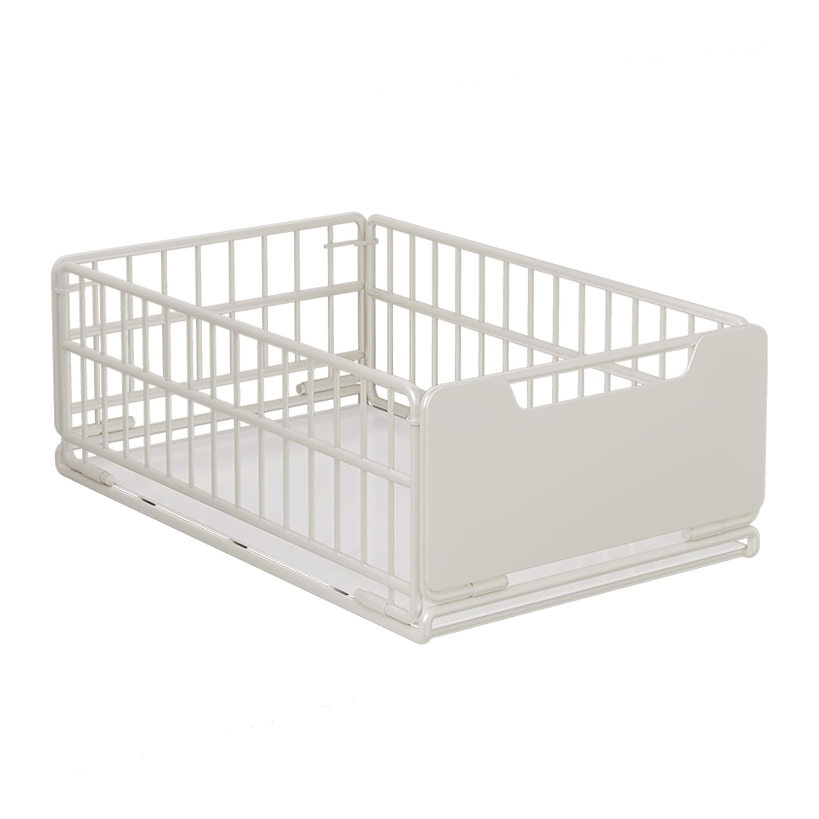 Cachpib Pull Out Cabinet Organizer Slide Out Drawer Storage Shelves Cupboard Organiser Cabinet Basket for Kitchen Cabinets, No Drilling and Nailing
