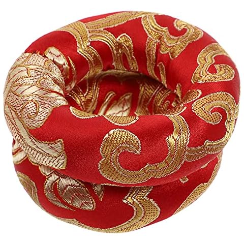 MILISTEN Singing Bowl Cushion with Decorative Design Cover