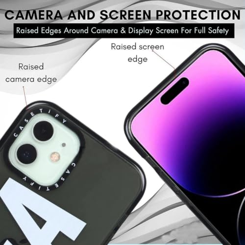 Image of for iPhone 12 SEA Case Transparent, Grip Case Silicon Slim Fit Shock-Absorbing TPU Bumper & Anti-Yellowing Clear Protective Back Cover for iPhone 12 (Black,01)
