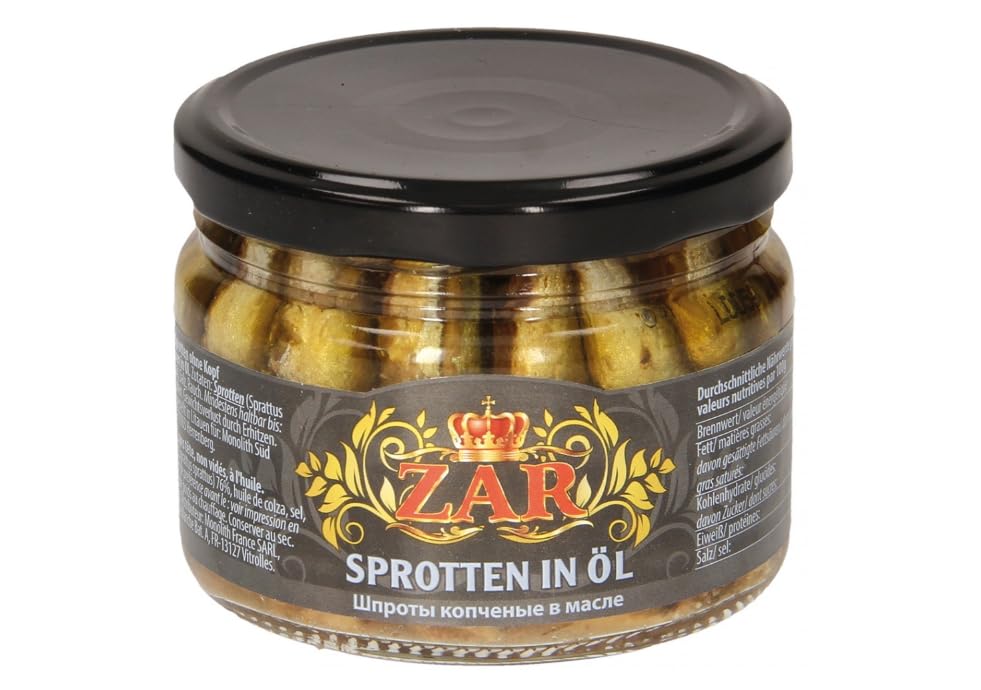 Zar Geräucherte Sprotten in Pflanzenöl 250g