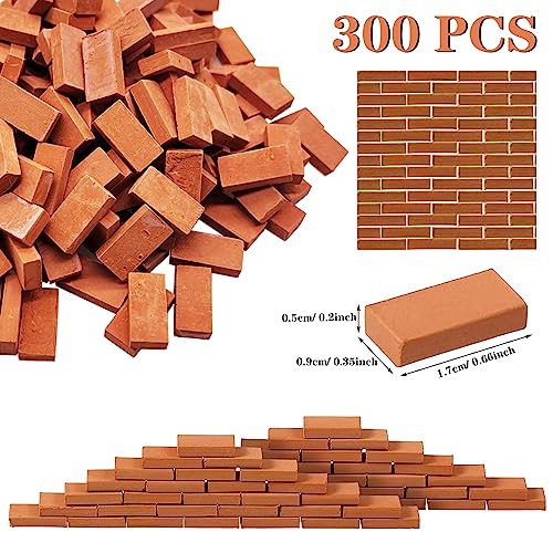 Woohome 322 Pz Tegole in Miniatura Mattoncini in