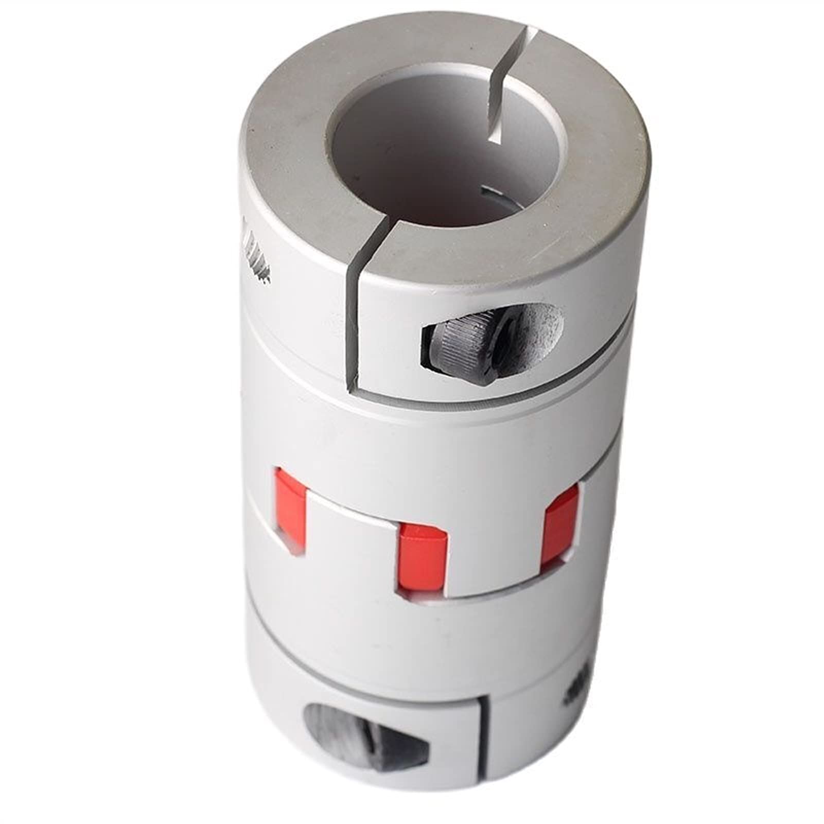 SUOFEILAIMU-PHONE CASE Metal Coupler Three Jaw D40L75 Coupler Aluminium Flexible Shaft Coupling for Motor Connector CNC Flexible Coupler (Inner Diameter : 15X20)