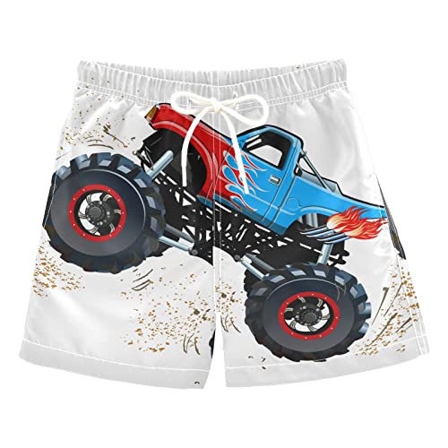 Aflyko Boys' Board Shorts Toddler Swim Trunk Girls Beach Swimwear Bathing Suit