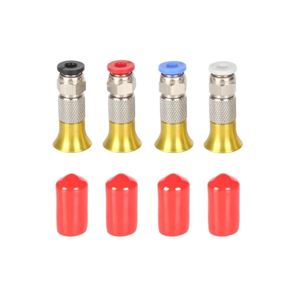 Ahkyhtgaz A2 Ptfe Tube Straight Connector Compatible With Pc4‑M6 Pneumatic Fittings 4 Mm X 2.5 Mm M6 Feed Coupler For Printer Filament Dryer Box(A2)