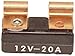 Bussmann CBF-40 Circuit Breaker (Type II, Glass Fuse Style Automotive - 40 A), 1 Pack