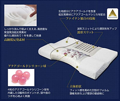 Amazon.co.jp: ファイテン(phiten) 星のやすらぎ 療法士指圧ピロー 