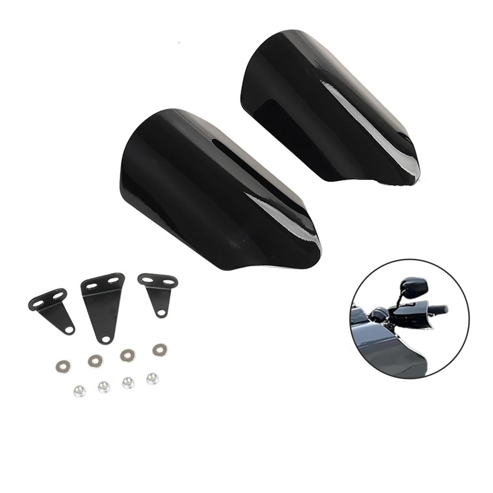 Paramani per moto Accessorio Per moto Protezione paramano Copertura Per scudo manubrio 2024 Per Harley per Road Glide