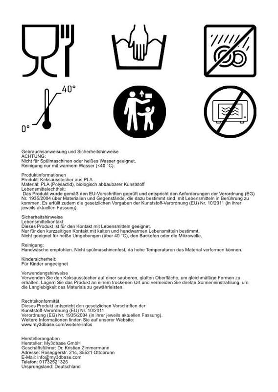 Zahnarzt Untersuchung Werkzeuge Cookie Cutter Fondant Keksstempel/Ausstechform Keksausstecher Plätzchen ca. 8cm – Bild 3