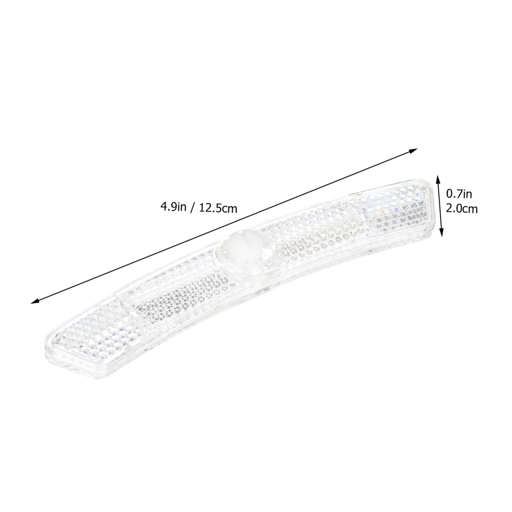 Totority 20Pcs Replaceable Wheel Reflectors for Bikes Compact Warning Reflectors Ultra Bright Reflective Spoke Markers for Night Bicycles and Motorcycles