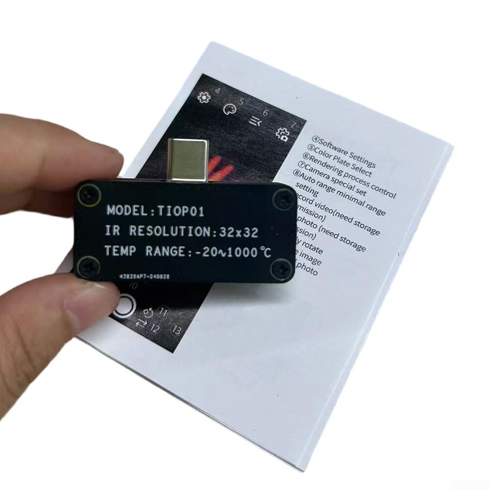 Mini-Infrarot-Wärmekamera für Android, 32 x 32 Auflösung Typ-C-Schnittstelle, -20 bis 1000 °C, mehrfarbiges Display, industrieller Einsatz