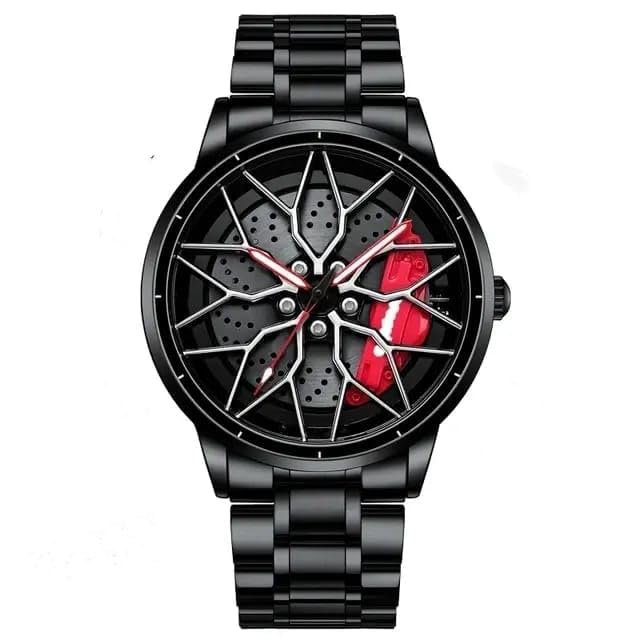 DEVIL Gyro Car Spinning Rolling Wheel Analog Watch Dial With Black Coated Stainless Steel Chain & Butterfly Double Snap Lock For Men & Boys (Random Colour As Per Availability) (B0D87LCV25) Amazon Price History, Amazon Price Tracker