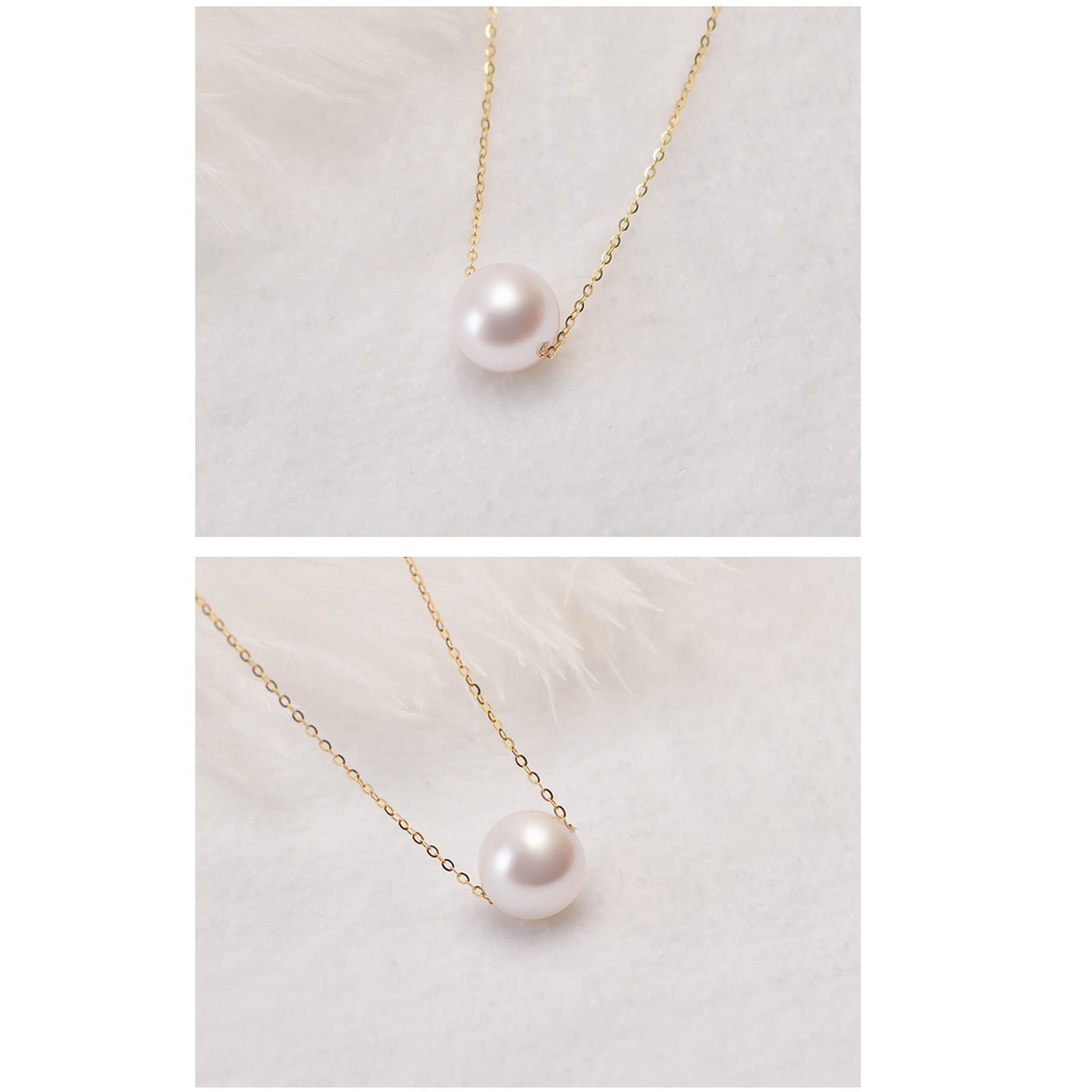 Accessori per Ragazze collane Collana di Perle 18k zhengyuan Perla di Acqua di Mare Ciondolo Femminile Amante Regalo Gioielli di Moda ciondoli da Donna Regalo di Compleanno